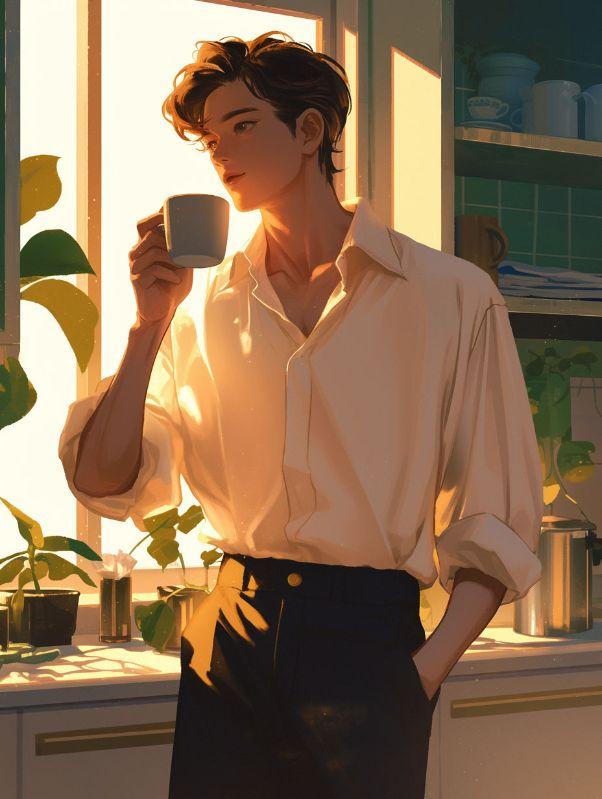 月光洒下离人巷